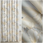 ZASŁONA NA WYMIAR SZARY ZŁOTY KWIAT DIMOUT opaska