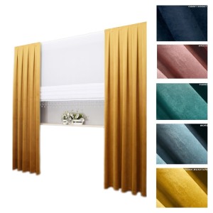 ZASŁONA NA WYMIAR VELUR EFE 140 x do 280 CM KOLORY