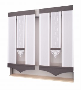PANEL DOUBLE NA WYMIAR Z AŻUREM MINI OD 50 - 80 cm