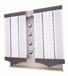 PANEL EKRAN FIRANA NOWOCZESNA DOUBLE + ŻAKARD SZER DO 80 CM 1 SZT.