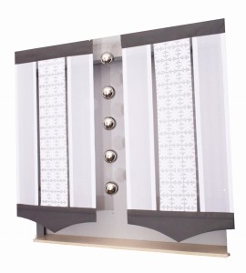 PANEL EKRAN FIRANA NOWOCZESNA DOUBLE + ŻAKARD SZER DO 80 CM 1 SZT.