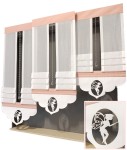 GOTOWY PANEL EKRAN NA WYMIAR DZIECIĘCY KSIĘŻNICZKA DZWONECZEK SZER. 50-60-70 CM 