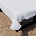 TKANINA OBRUSOWA PLAMOODPORNA NA METRY OBRUS METRAŻ KROPECZKI SZER.170 CM  