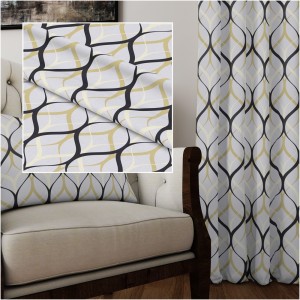 TKANINA DEKORACYJNA ZASŁONOWA ZASŁONA NA METRY MAROKO GEOMETRYCZNY NR.104