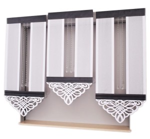 PANEL DOUBLE Z AŻUREM ERANY FIRANA PLUS KORALIKI