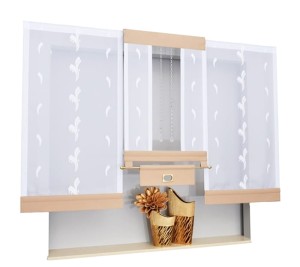 KOMPLET EKRANÓW DOUBLE Z KRYSZTAŁAMI DOWOLNY KOLOR