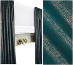 ZASŁONA VELVET 3 TURKUS + MIEDŹ 140 x 250 EKSKLUZYWNA 