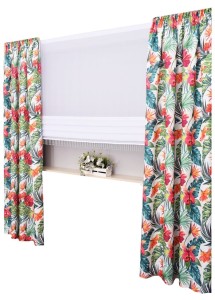 GOTOWA ZASŁONA LIŚĆ DUŻE LIŚCIE MONSTERA140x250 